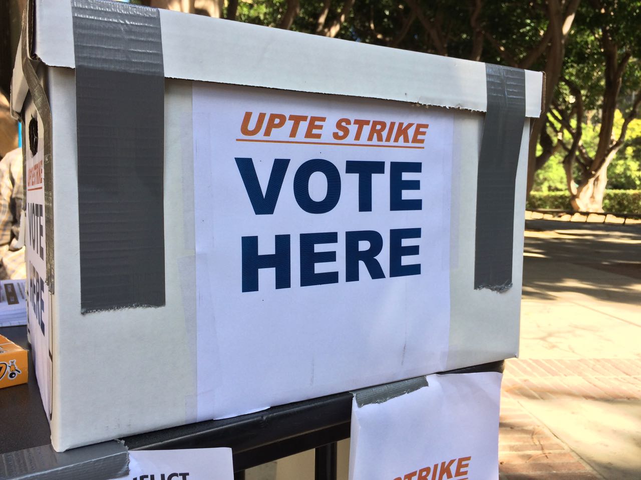 UPTE Strike Vote 10/2018